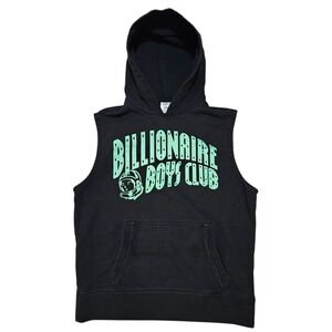Billionaire Boys Club Sleeveless Hoodie with Green Logo